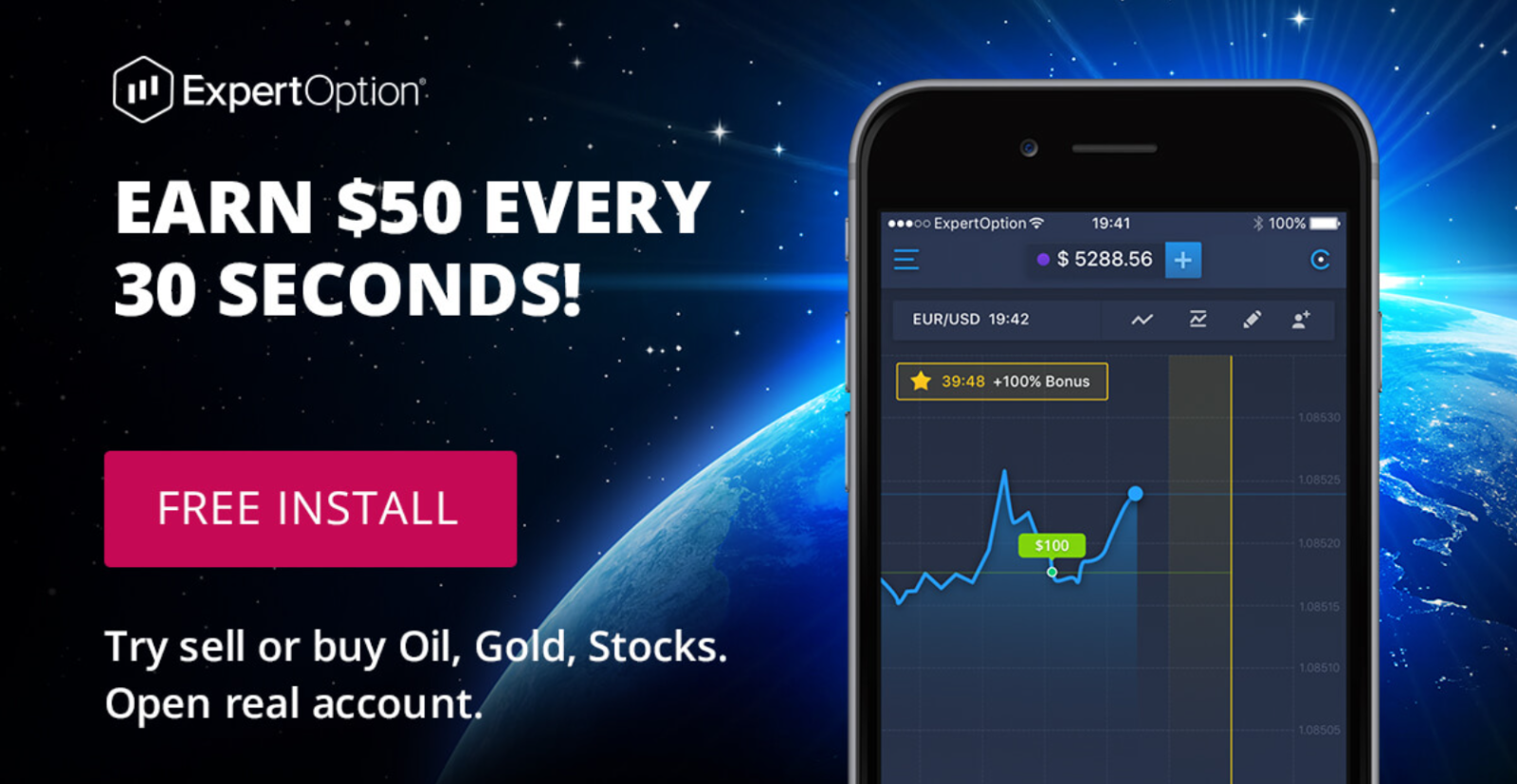 Promosi ExpertOption: Bonus Sehingga 120% pada Deposit Pertama Anda