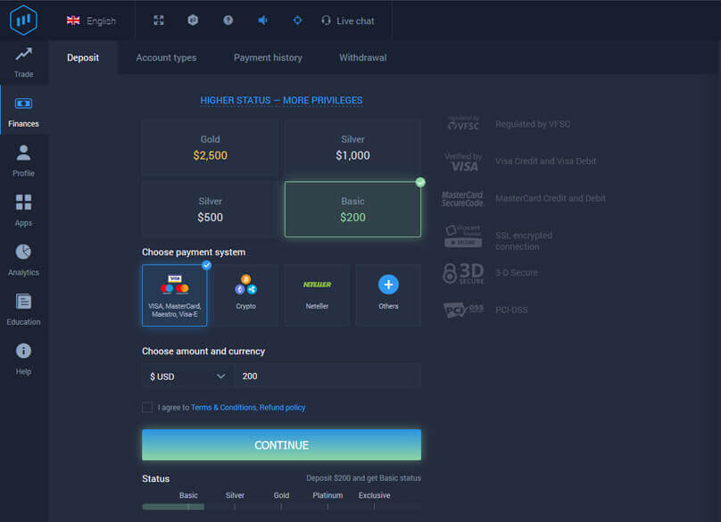 ExpertOption Review: Platform Features, Account Types, Fees, Deposits & Withdrawals