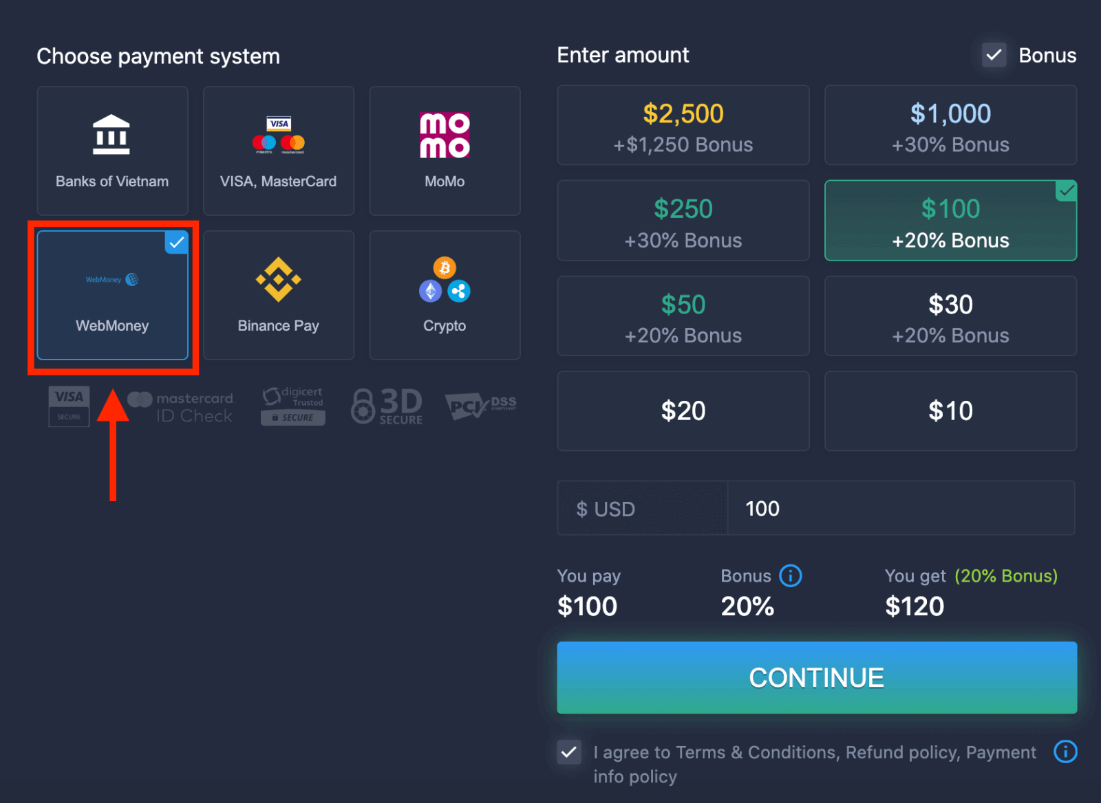 ExpertOption-da pul yatırmaq və ikili opsionlarla ticarət etmək ExpertOption-da pul yatırmaq və ikili opsionlarla ticarət etmək