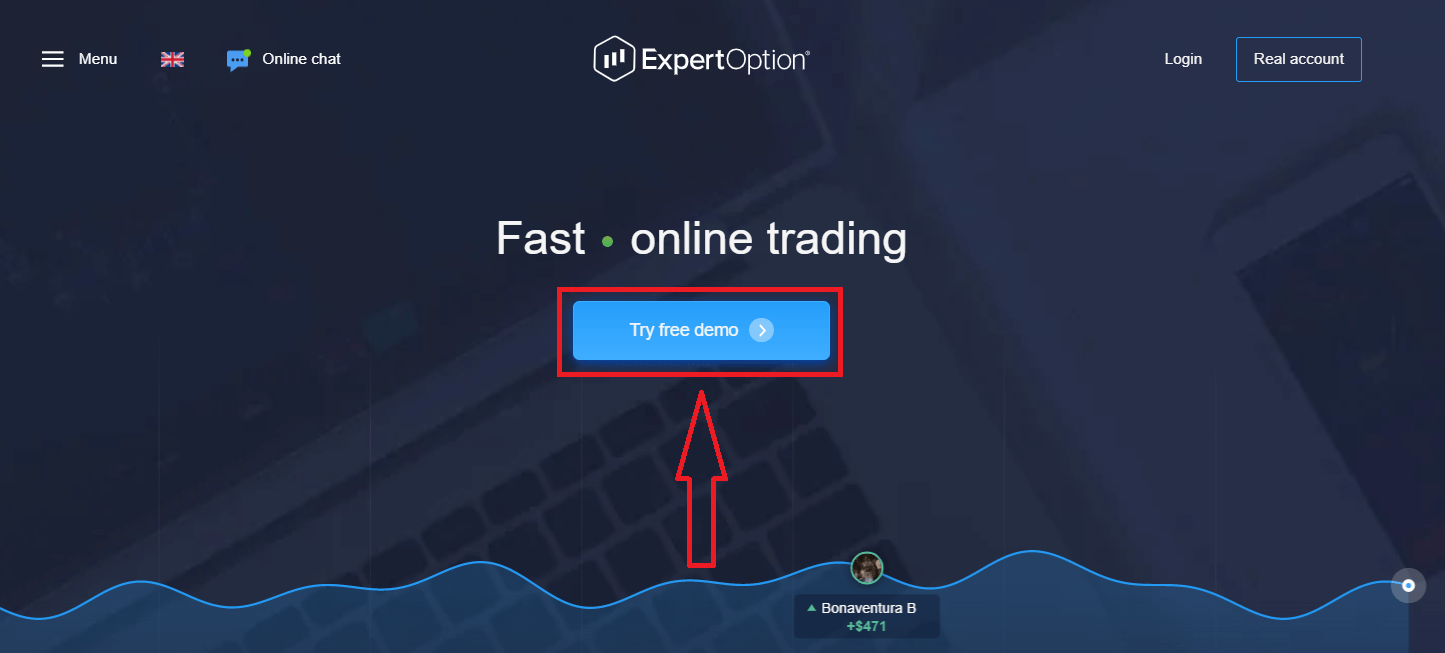 How to Register Account in ExpertOption