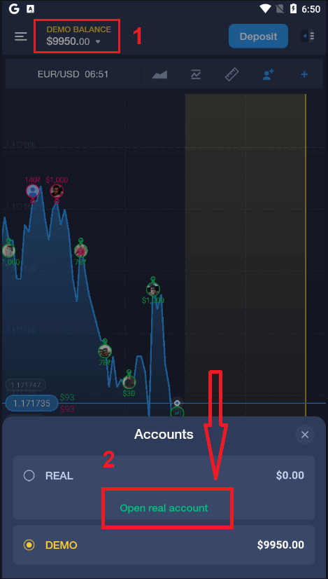 Cara Membuka Akaun dan Mendepositkan Wang ke dalam ExpertOption