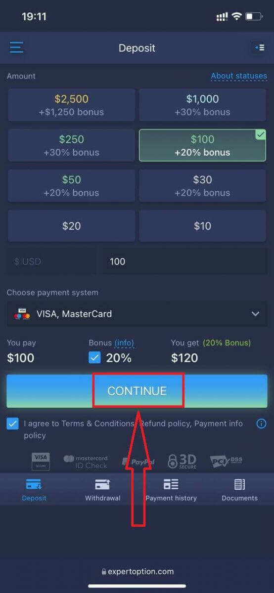 Cara Mendaftar dan Mendepositkan Wang ke ExpertOption Cara Mendaftar dan Mendepositkan Wang ke ExpertOption