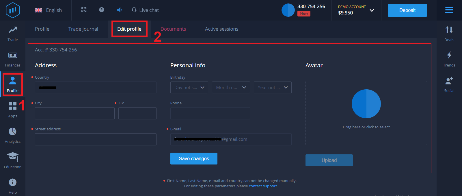 How to Verify account in ExpertOption
