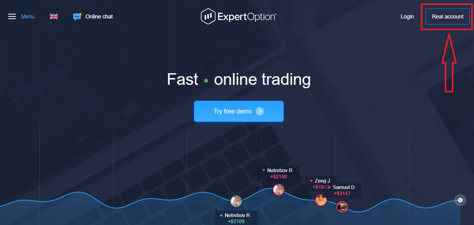 Åpne konto på ExpertOption: Kontotyper og oppsettstrinn Åpne konto på ExpertOption: Kontotyper og oppsettstrinn